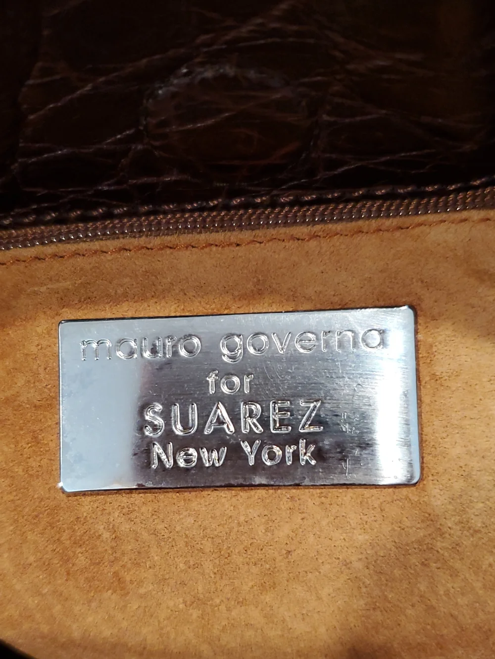 Mauro Governa For Suarez Alligator Work Tote